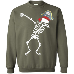 Dabbing Skeleton With Pirates Hat T-shirt