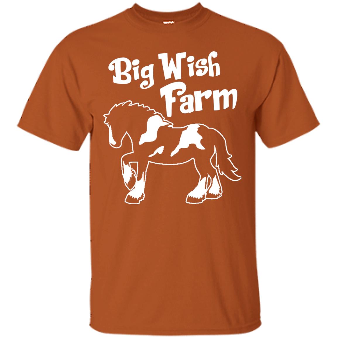 Big Wish Farm Horse Shirt Texas Orange