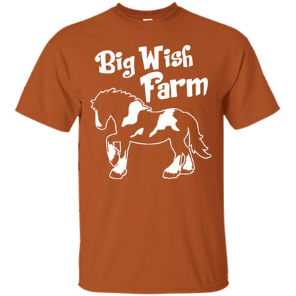 Big Wish Farm Horse Shirt Texas Orange