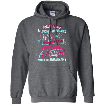 Emergency Medicine Physician's Wife Yes We Are Still Married Shirt Dark Heather