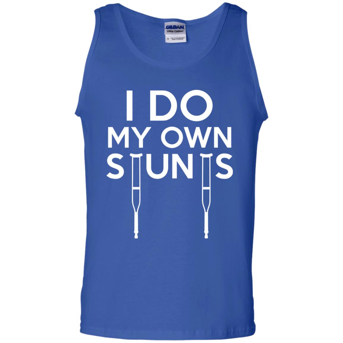 Funny I Do My Own Stunts Broken Leg Get Well Gift T-shirt Royal