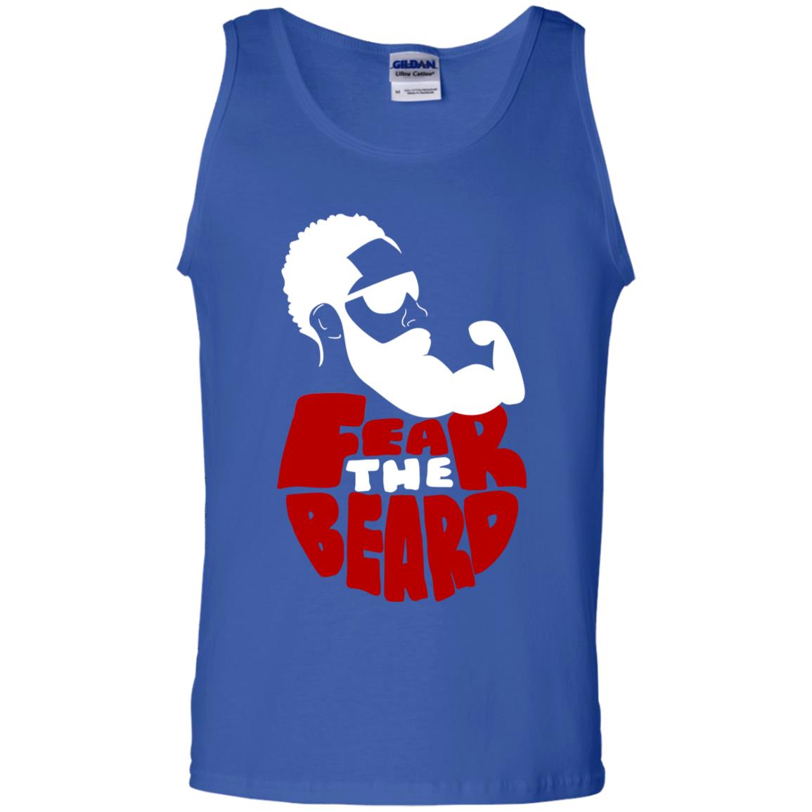 Fear The Beard No Shave November Gift Shirt For Mens Royal