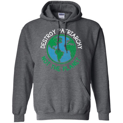 Women_s Right T-shirt Destroy The Patriarchy Not The Planet Dark Heather