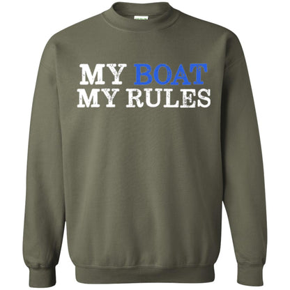 My Boat My Rules T-shirt Military Green