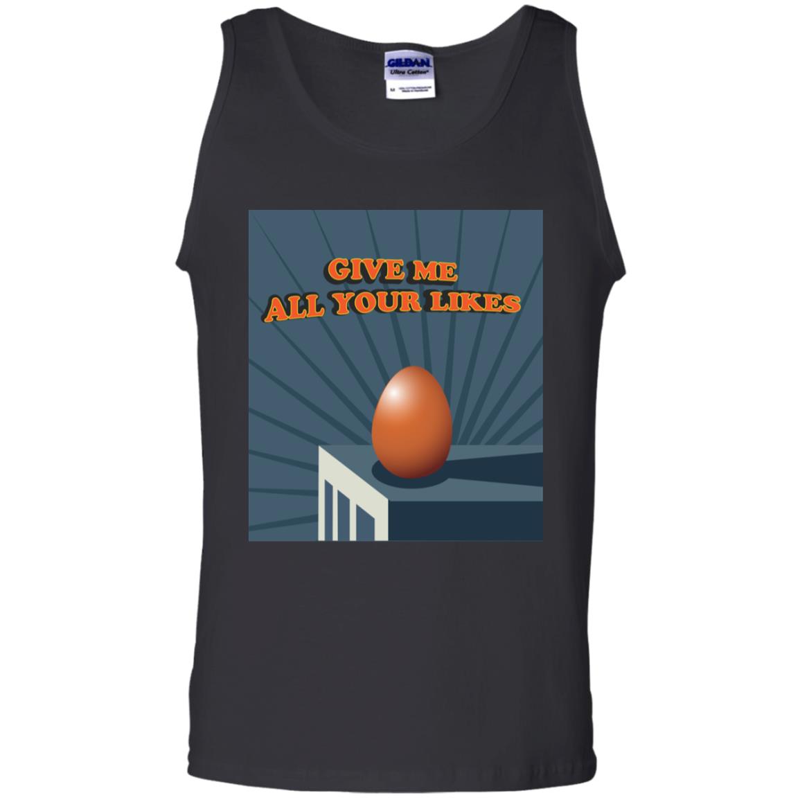 Give Me All Your Likes Egg Shirt Black