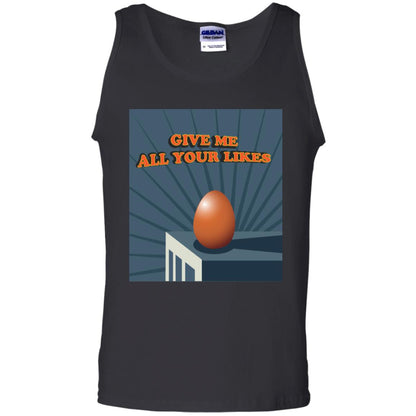 Give Me All Your Likes Egg Shirt Black