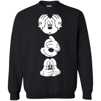 Cartoon T-shirt Disney Mickey Mouses Graphic Black