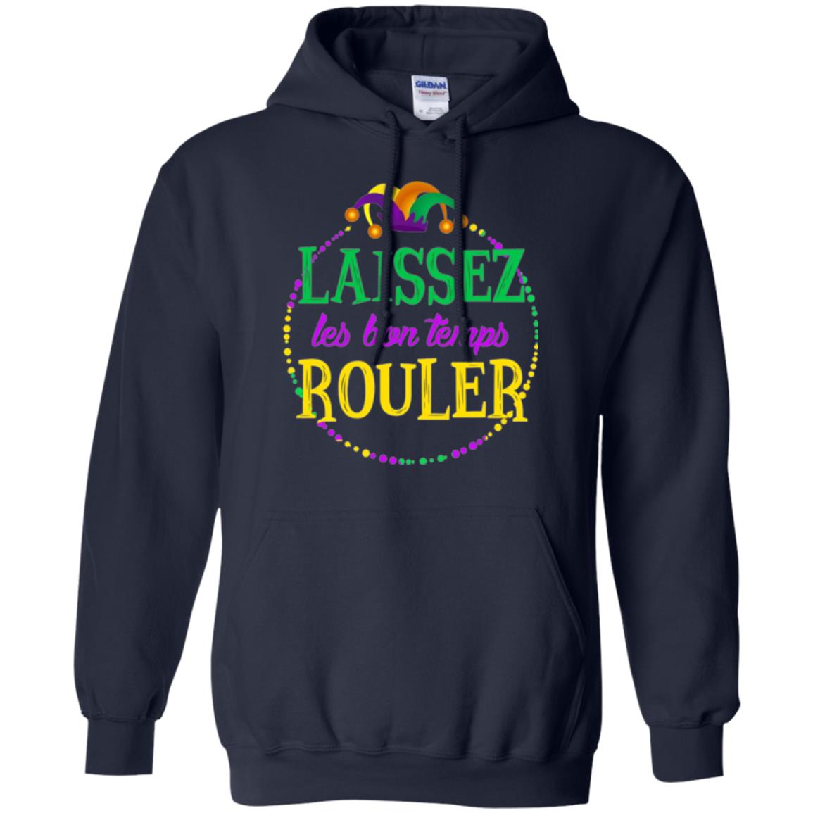 Mardi Gras T-shirt Laissez Les Bon Temps Rouler Navy