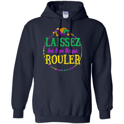 Mardi Gras T-shirt Laissez Les Bon Temps Rouler Navy