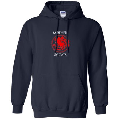 Cat Lovers T-shirt Mother Of Cat Navy