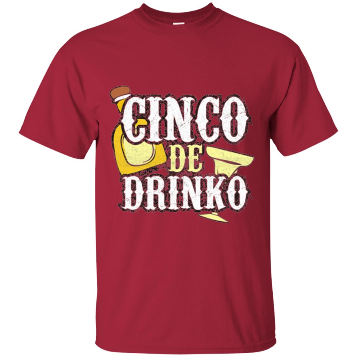 Funny Cinco De Mayo Drinko Celebration T-shirt Cardinal