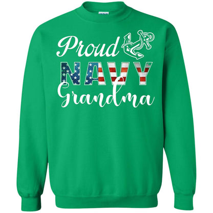 Proud Navy Grandma Military Mama Shirt Irish Green