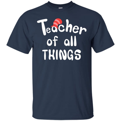 Teacher Of All Things Funny Teacher T-shirt Navy