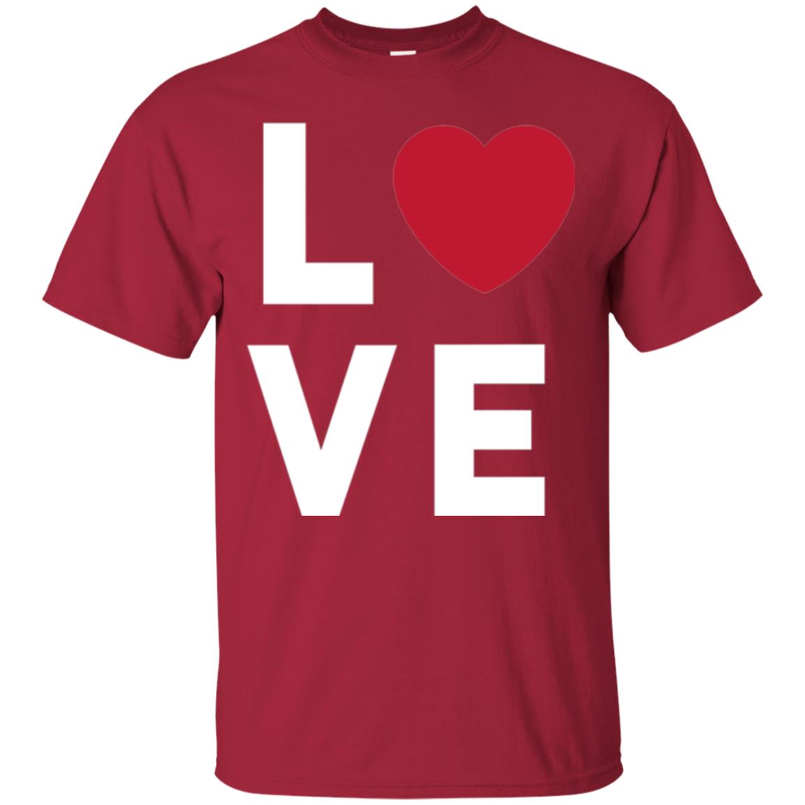 Love Heart T-shirt Cardinal