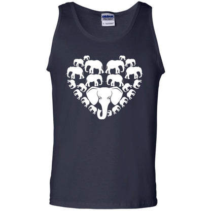 Elephant Lovers T-shirt Special Elephant Heart Navy