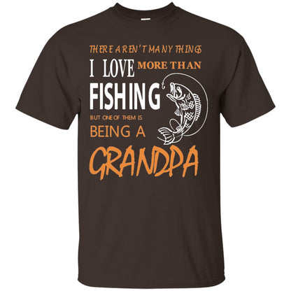 Fishing Grandpa Shirt I Love More Than Fishing Dark Chocolate