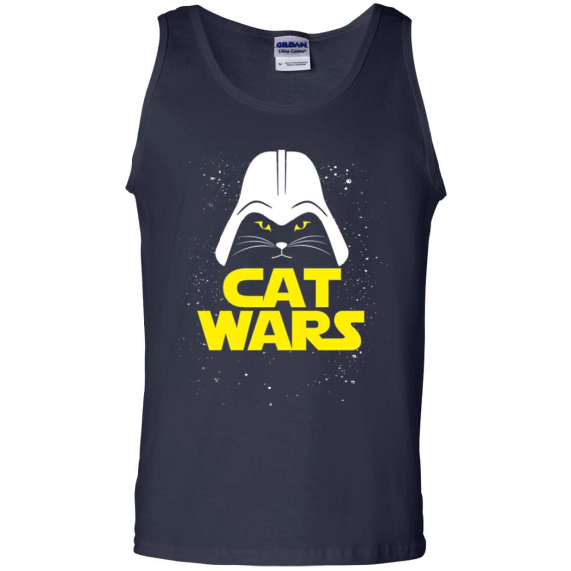Cat Lover T-shirt Cat Wars T-shirt Navy