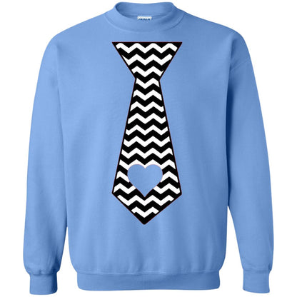 Valentines Day T-shirt Tie Heart Carolina Blue