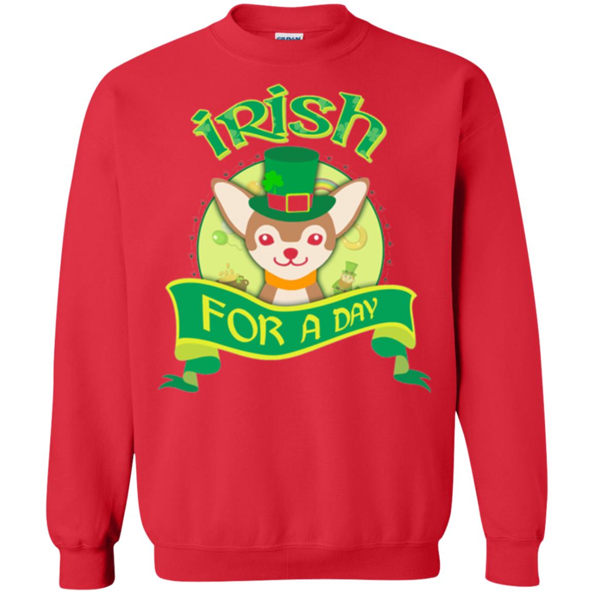 Saint Patrick_s Day T-shirt Amazing I_m Irish Chihuahua Red