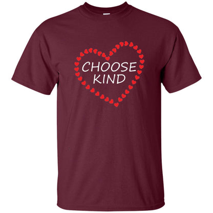 Choose Kind Heart Anti Bullying Shirt Maroon
