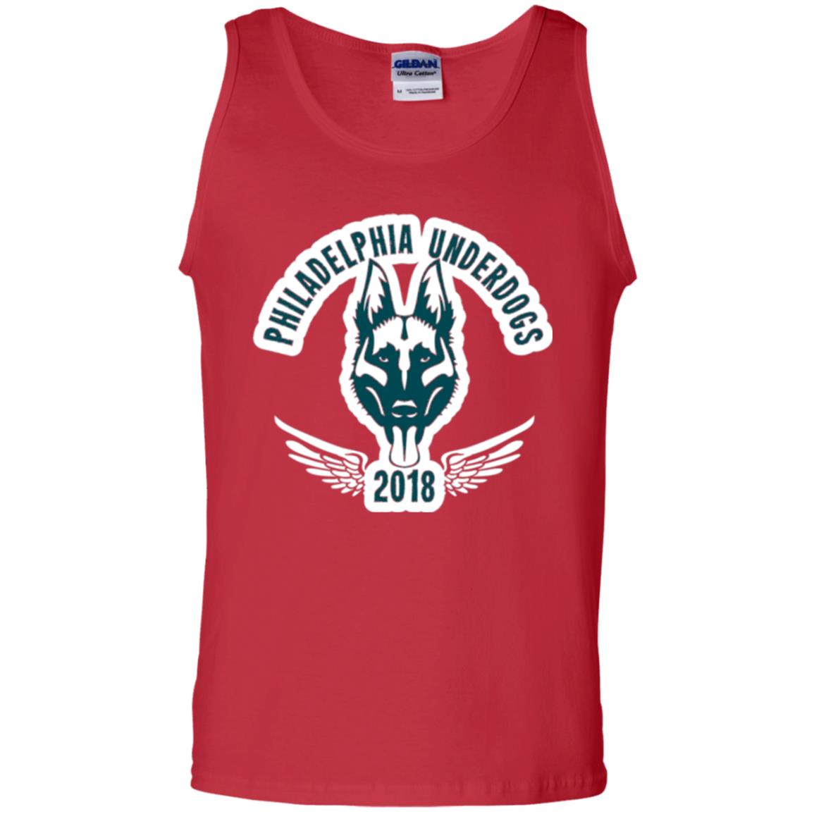 Dog Lover T-shirt Philadelphia Underdogs Red