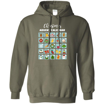 Christmas Calendar December 2018 Gift Shirt Military Green