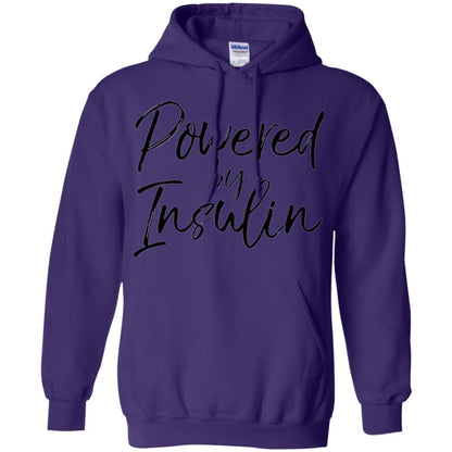 Diabetic T-shirt Powered By Insulin Purple
