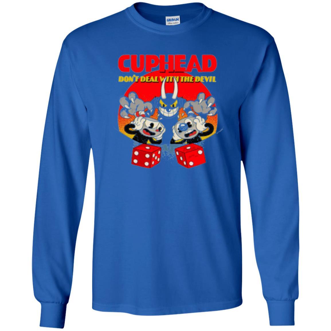 Cuphead And Mugman Devil_s Dice Video Game Graphic T-shirt Royal