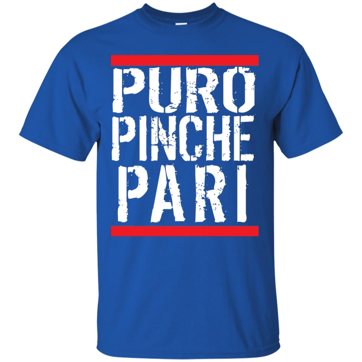 Puro Pinche Pari Party Funny Mexican T-shirt Royal