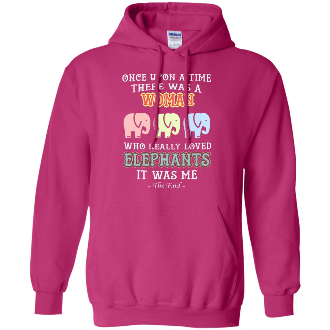 There Was A Woman Who Really Loved Elephants It Was Me Shirt Heliconia