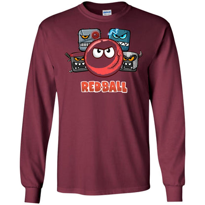 Red Ball 4 The Crew Game Lover T-shirt Maroon