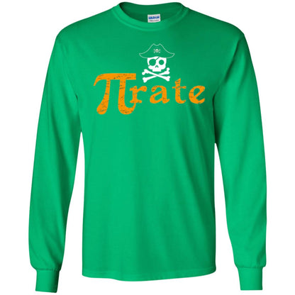 Math Pirate Pi Day T-shirt Funny Math Pirate Irish Green