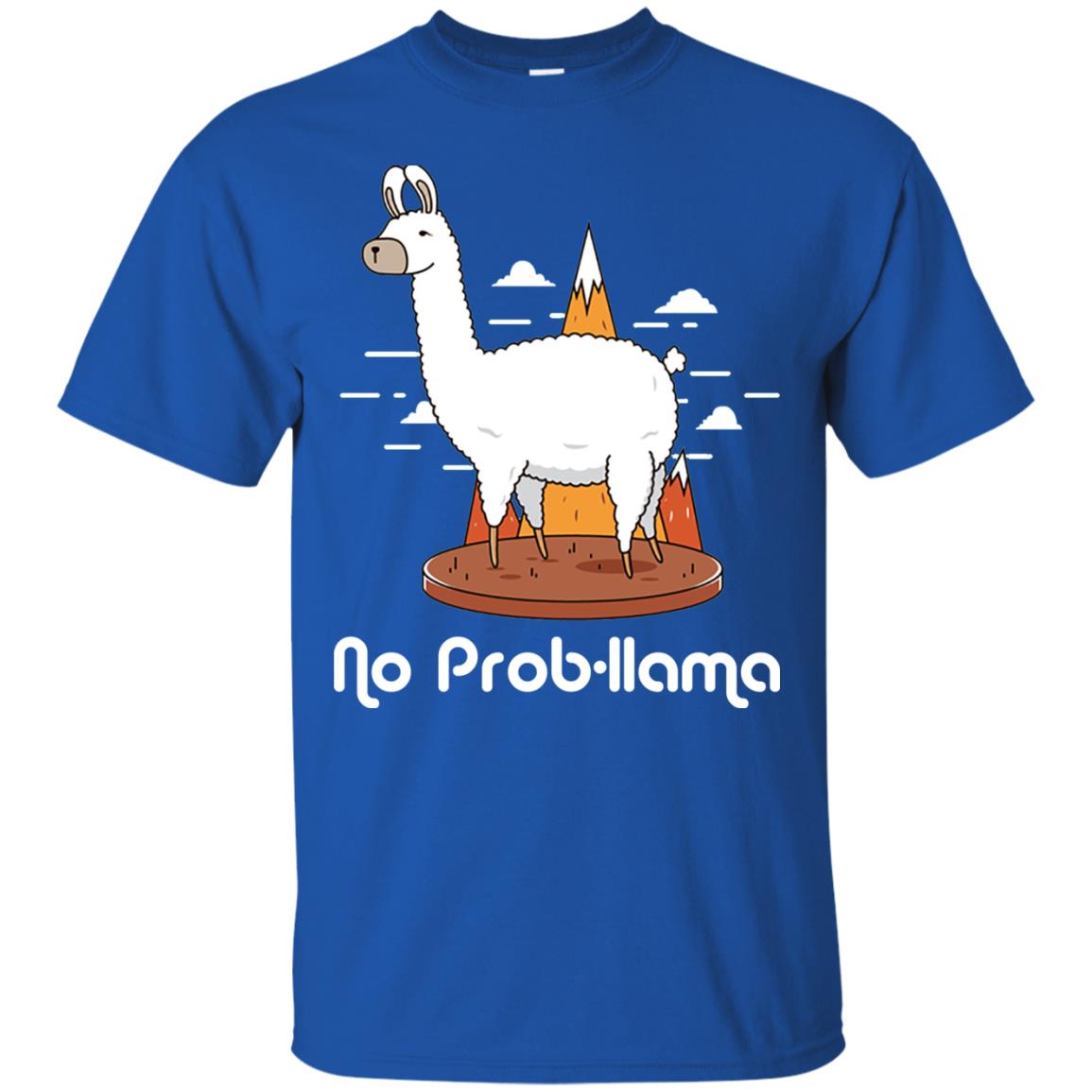 No Prob-llama Llama Shirt Royal