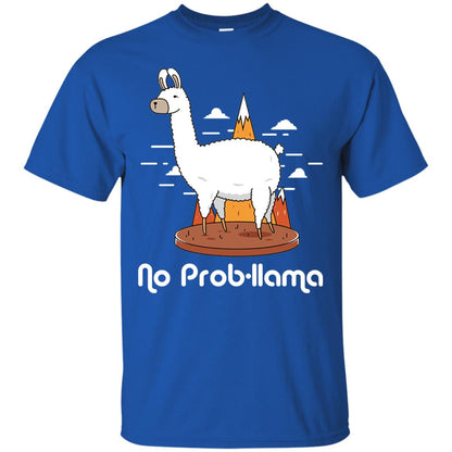No Prob-llama Llama Shirt Royal