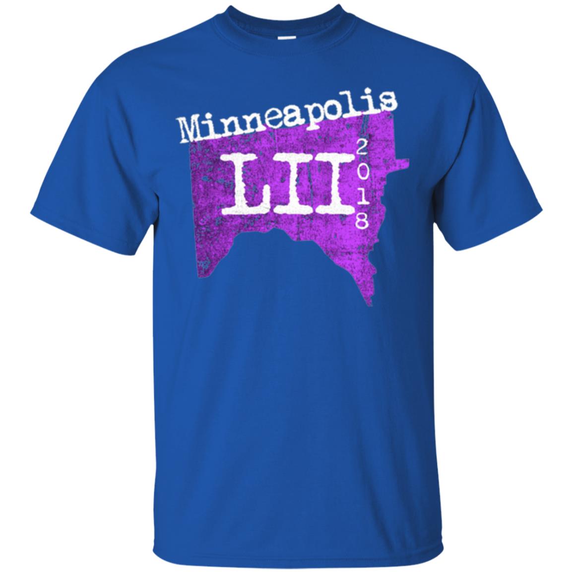 Football Lover T-shirt Minneapolis Minnesota 2018 T-shirt Royal