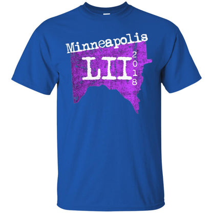 Football Lover T-shirt Minneapolis Minnesota 2018 T-shirt Royal