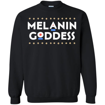 Melanin Goddess African T-shirt Black Girl Poppin_ Black