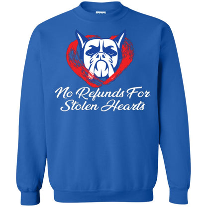 Dog Lover T-shirt No Refunds For Stolen Hearts Royal