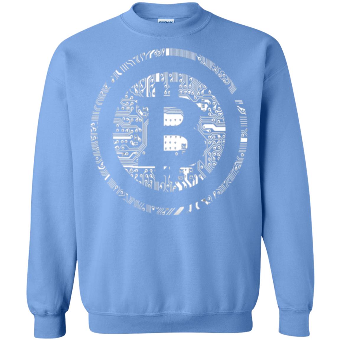 Crypto Currency Traders Bitcoin T-shirt Carolina Blue