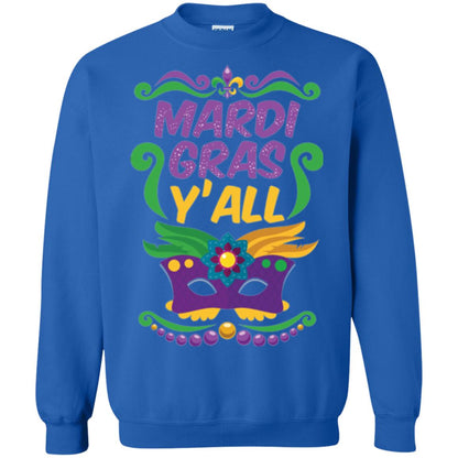 Mardi Gras T Shirt Mardi Gras Y_all T-shirt Royal