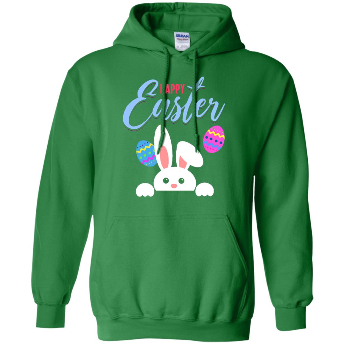 Emoji Bunny Egg Happy Easter Shirt Irish Green