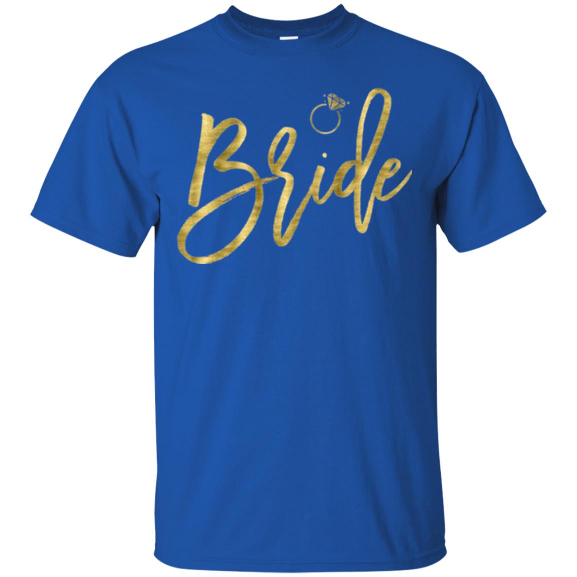 Bride Party With Ring T-shirt Royal