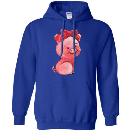 Pig Bandana Cute Pig Lovers Shirt For Girl And Women Royal