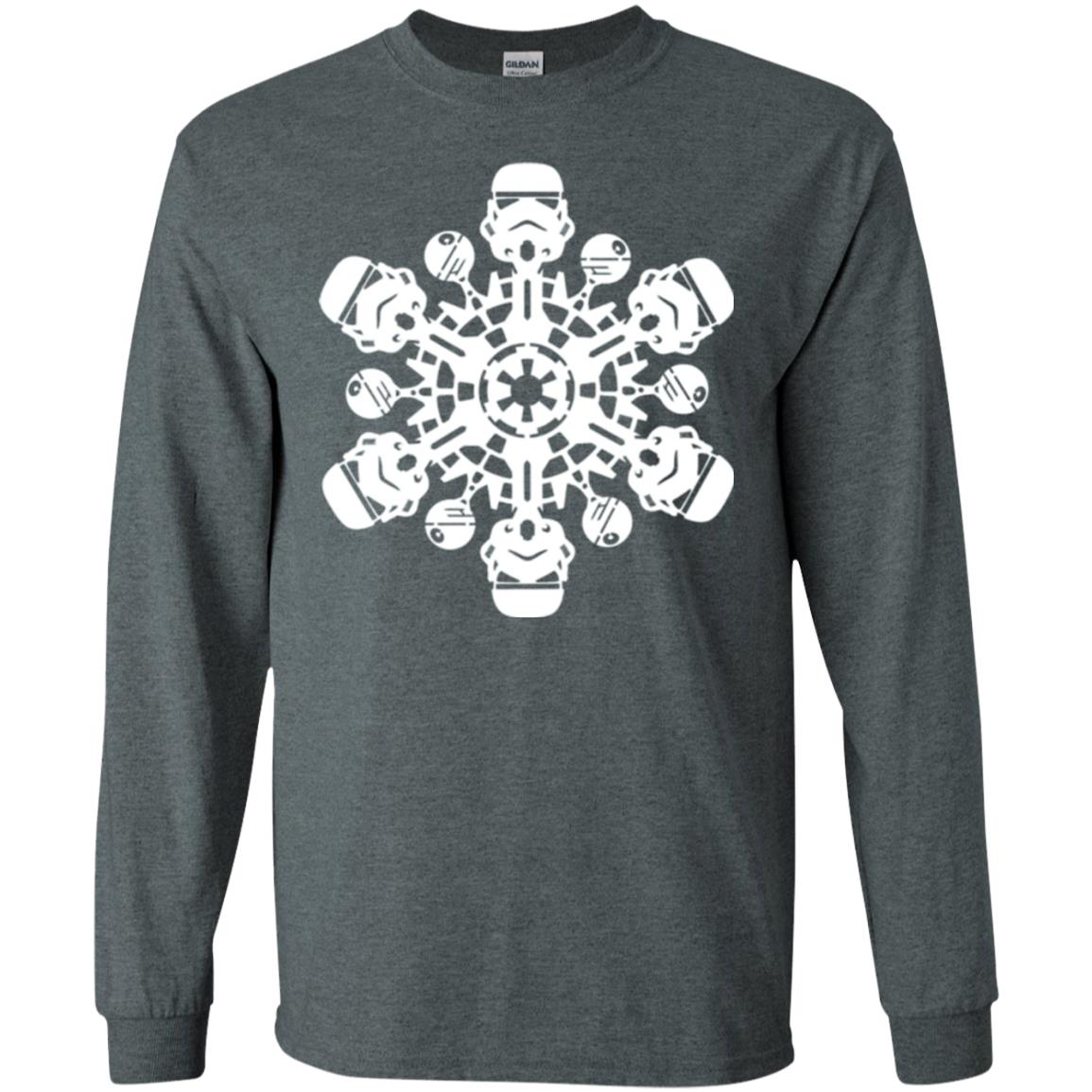 Christmas T-shirt Star Wars Stormtrooper Snowflake Dark Heather