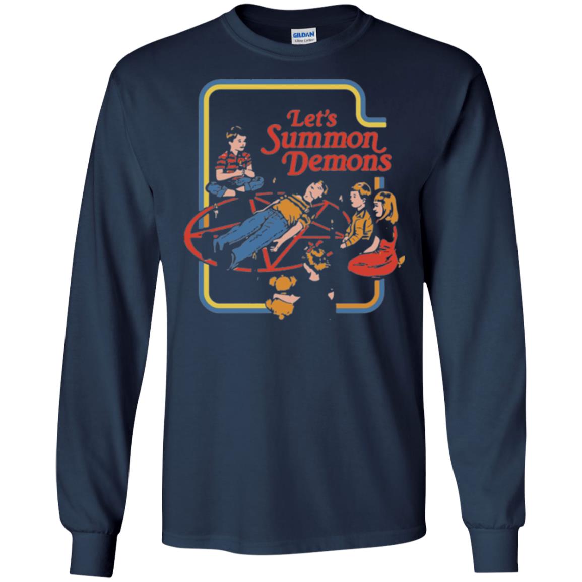Let_s Summon Demons T-shirt Navy