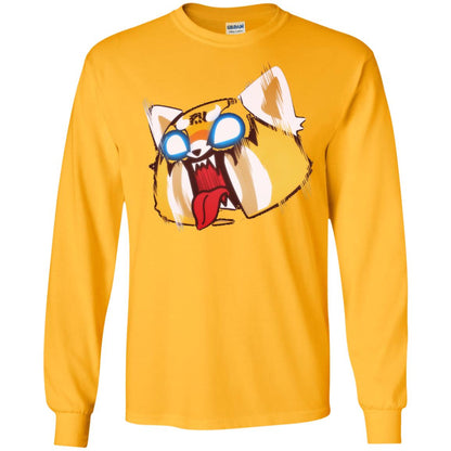 Aggretsuko Screaming Rage Tee Shirt Gold