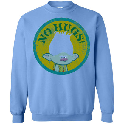Dream Works_ Trolls No Hugs T-shirt Carolina Blue
