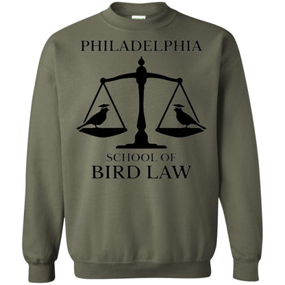 Lawyers T-shirt Philadelphia School Of Bird Law Military Green