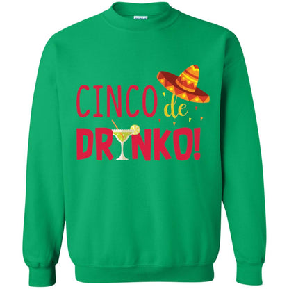 Cinco De Drinko Cinco Mayo 2018 Drinking T-shirt Irish Green