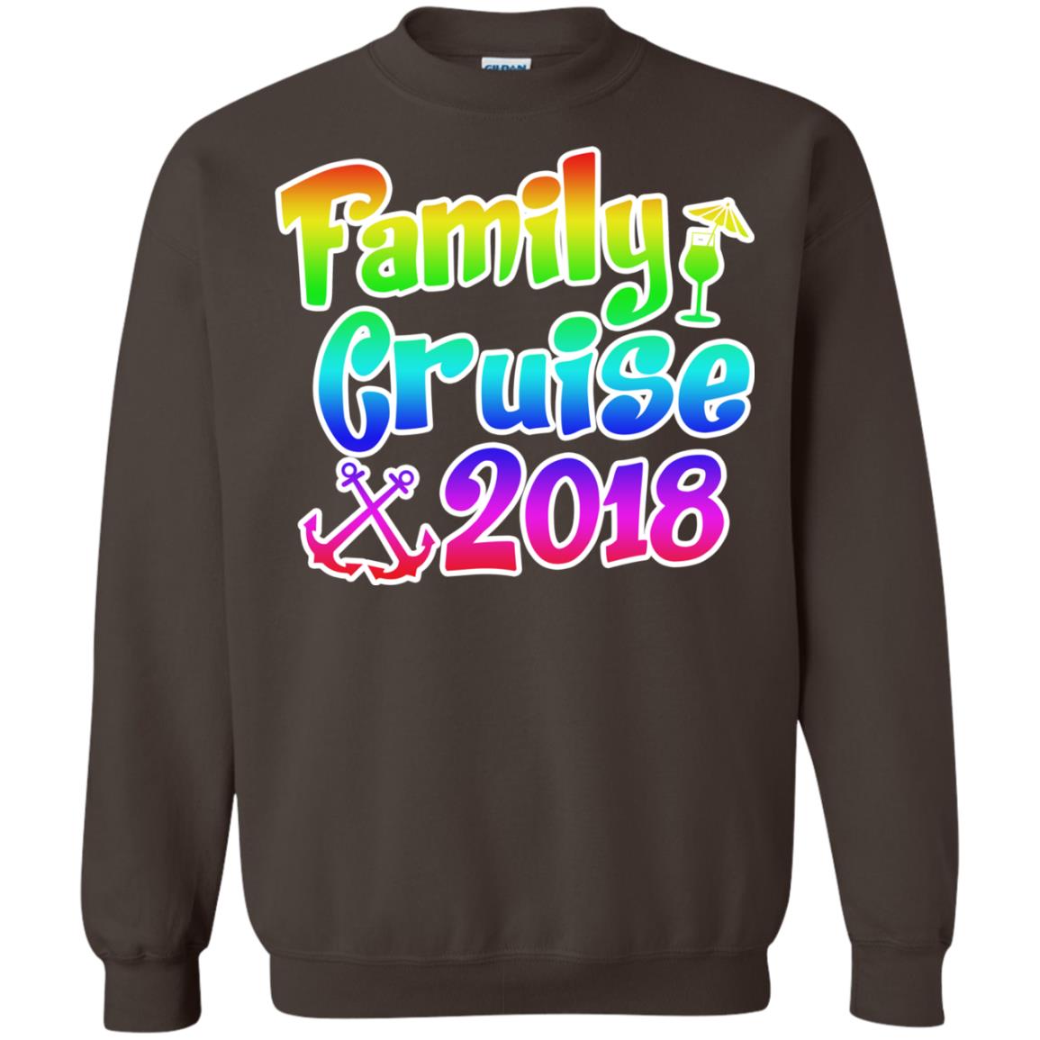 Family T-shirt Cruise 2018 Dark Chocolate